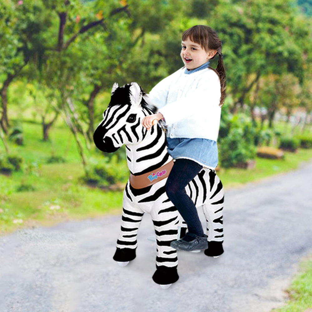 Ride On Walking Toy Zebra Small