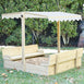Sand Pit with Adjustable Canopy & Bench Seating - Preorder