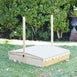 Sand Pit with Adjustable Canopy & Bench Seating - Preorder