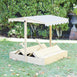 Sand Pit with Adjustable Canopy & Bench Seating - Preorder