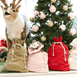 Santa Sack & Biscuit the Bear with Ivory Sweater Bundle