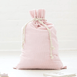 Santa Sack & Biscuit the Bear with Ivory Sweater Bundle Blush Pink