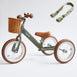 Steel 2 in 1 Trike with Carry Strap Bundle Olive