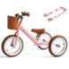 Steel 2 in 1 Trike with Carry Strap Bundle Blush Pink