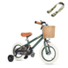 Steel Pedal Bike with Carry Strap Bundle Olive