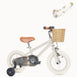 Steel Pedal Bike with Carry Strap Bundle Vintage White