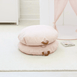 Stripe Circus Tent with 2pcs BAYLEY Teddy Boucle Cushion Bundle Blush Pink