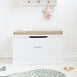 Taylor Toy Box w/ Corduroy Cushion Latte