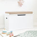 Taylor Toy Box w/ Corduroy Cushion Latte