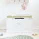 Taylor Toy Box w/ Corduroy Cushion Bay Leaf
