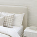 Willow Upholstered Bed Nordic Latte Double
