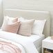 Willow Upholstered Bed Nordic Latte Double