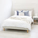 Willow Upholstered Bed Nordic Latte Double