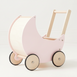 Wooden Moon Doll Pram Blush Pink