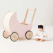 Wooden Moon Doll Pram Blush Pink