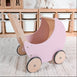 Wooden Moon Doll Pram Blush Pink