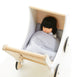 Wooden Moon Doll Pram White