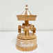 Wooden Musical Carousel - Horses