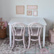 Yves Kids Tabe & 2 Chairs Set Soft Pink
