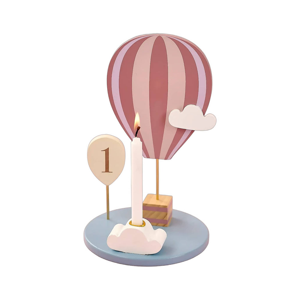JaBaDaBaDo Pink Air Balloon Candlestick - Preorder