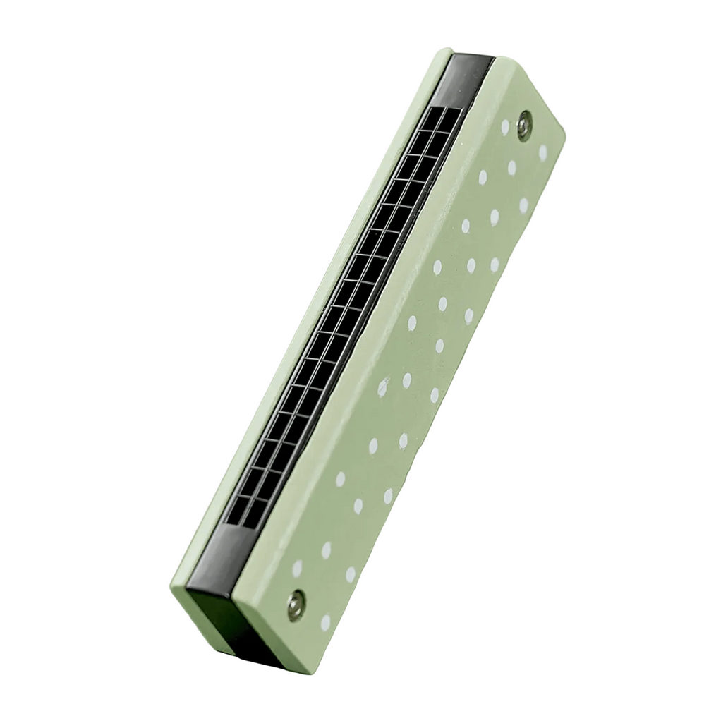 JaBaDaBaDo Harmonica Green Stripes