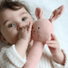 JaBaDaBaDo Rattle Bunny Pink