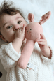 JaBaDaBaDo Rattle Bunny Pink