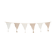 JaBaDaBaDo Textile Bunting Beige/White