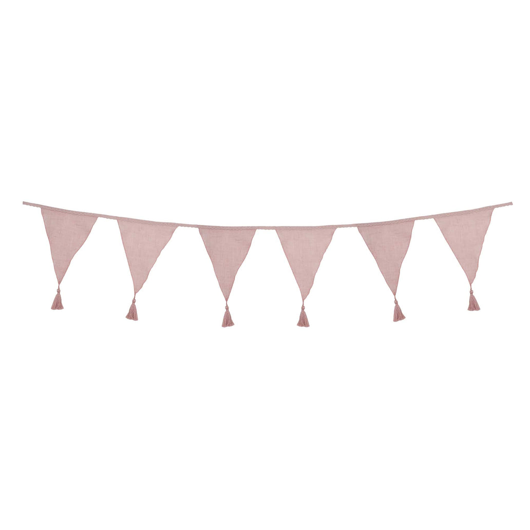JaBaDaBaDo Textile Bunting Pink