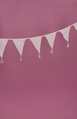 JaBaDaBaDo Textile Bunting Pink
