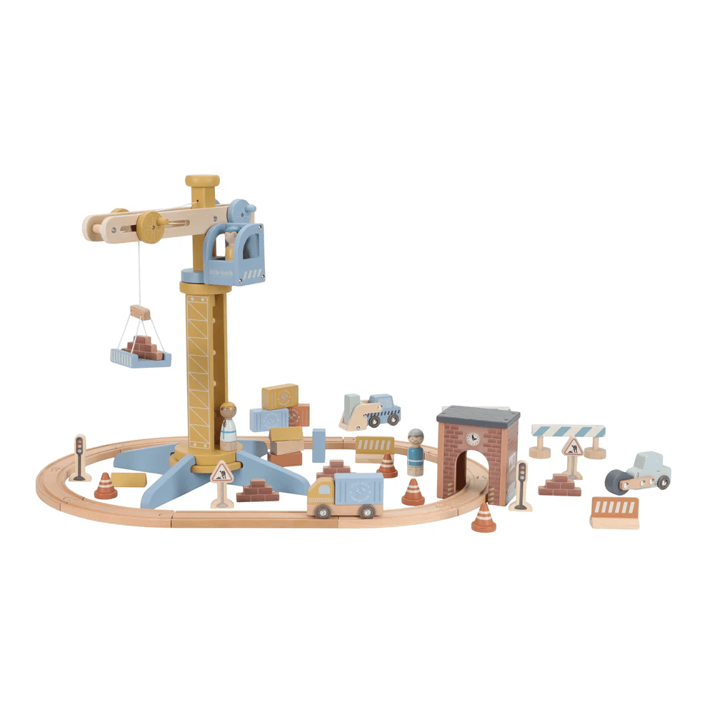 Little Dutch Crane Set Train Track