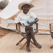 Little Dutch Safari Friends Wooden Guitar Green