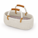 Lola & Bear Knitted Basket & Pink Bedding Set - 36 cm