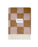 Maison Deux Checkerboard Blanket Terra Pink