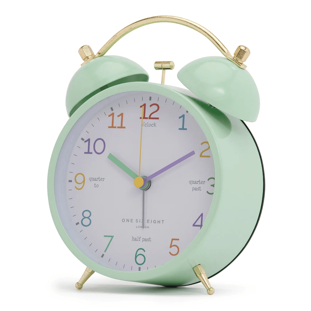 One Six Eight London LEARN The Time Alarm Clock Mint