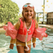 SUNNYLiFE Kids Swim Vest 2-3 Neon Strawberry