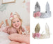 Alimrose Sequin Bunny Crown Rose Gold
