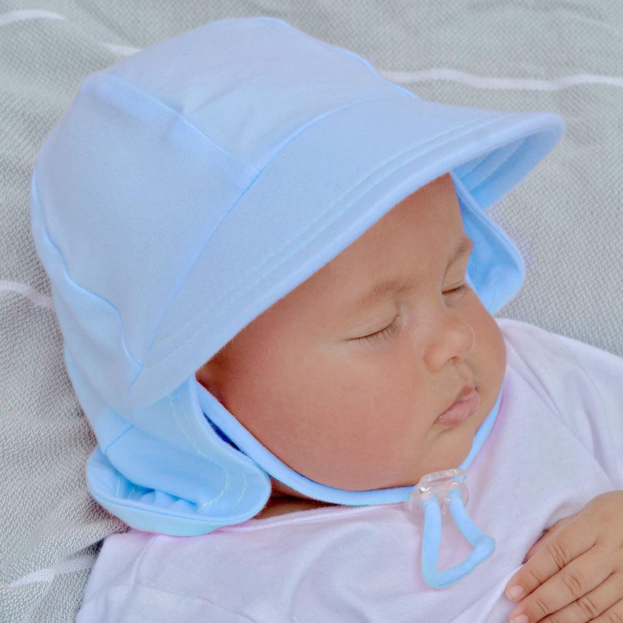Bedhead Legionnaire Hat with Strap - Baby Blue