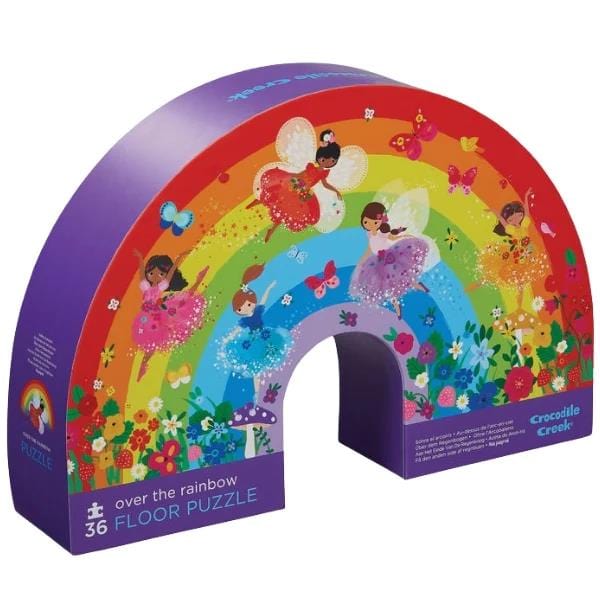 Crocodile Creek Floor Puzzle 36 pc - Over the Rainbow