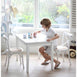 Kids Hampton 2 Chairs & Table Set White