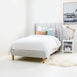 LIBERTY Upholstered Bed Sand Single