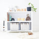 MICAH Low Bookshelf White