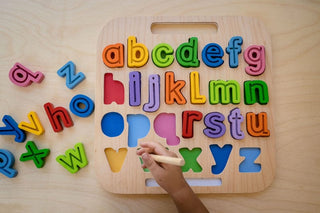 Kiddie Connect - Handcarry Lowercase abc Trace Puzzle