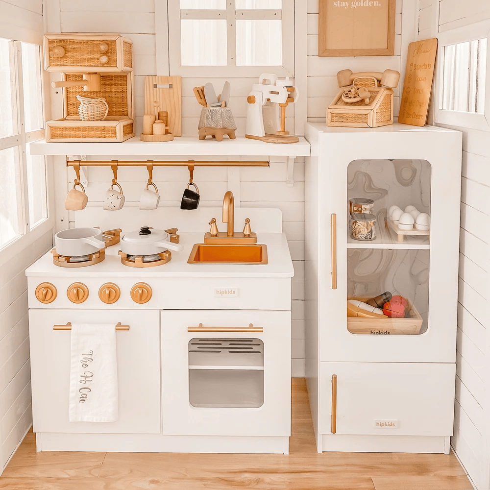 wooden toy kitchen