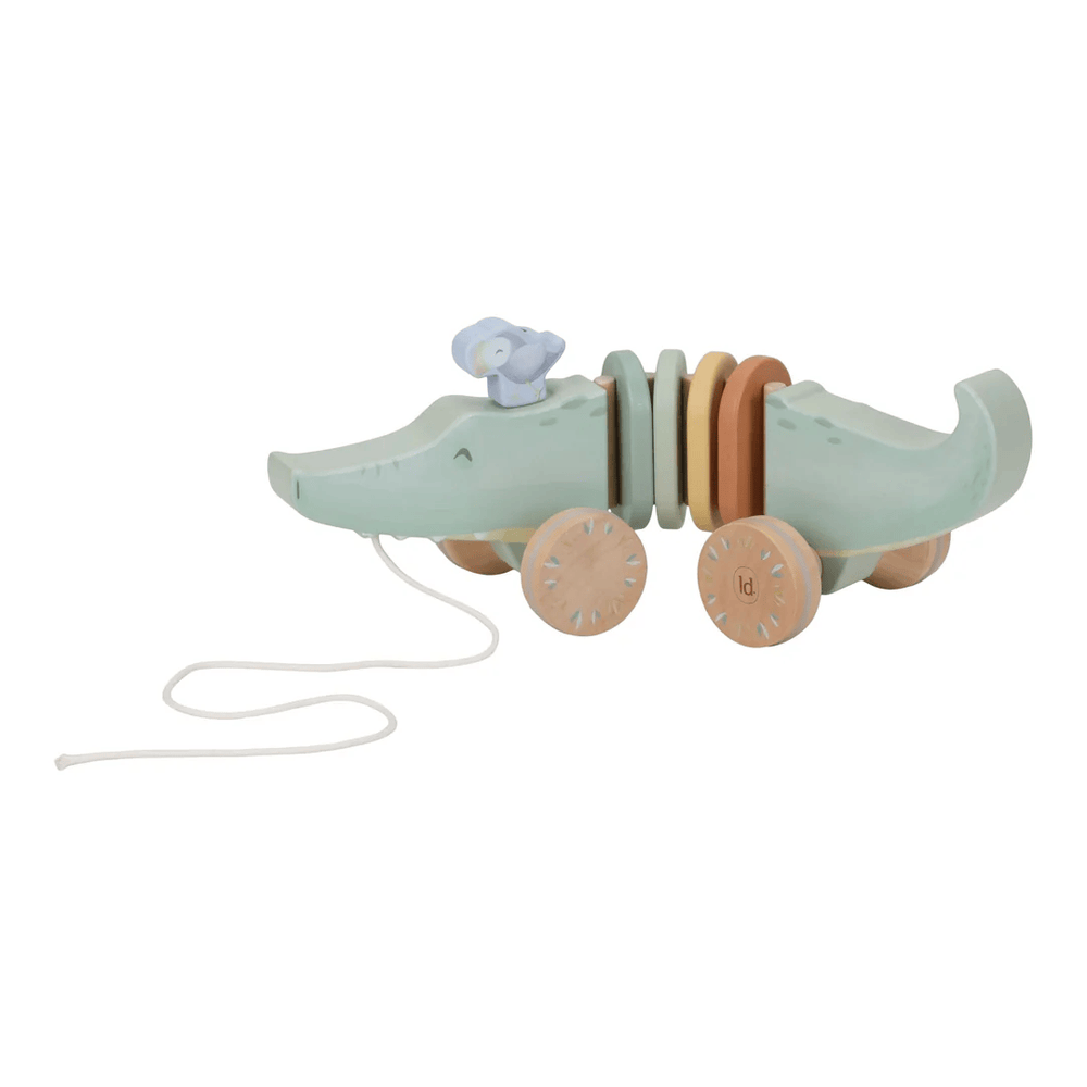 Little Dutch Safari Friends Wooden Pull Animal