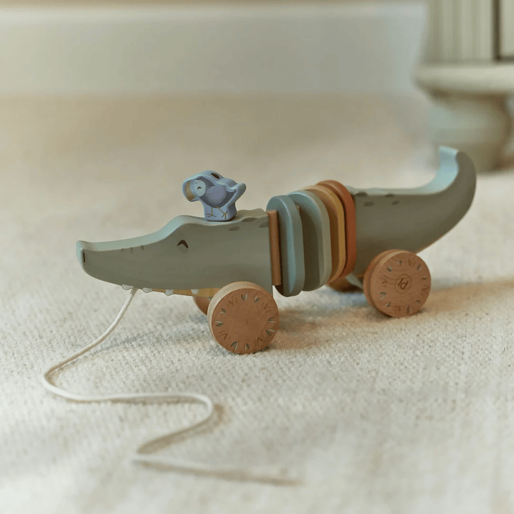 Little Dutch Safari Friends Wooden Pull Animal