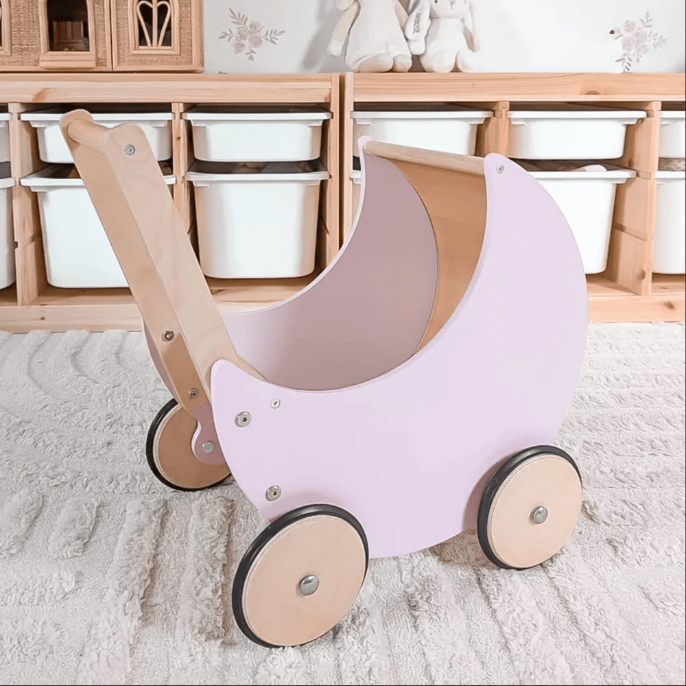 Moon Pram with Daisy Doll Bedding Bundle