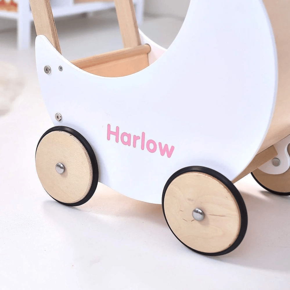 Moon Pram with Daisy Doll Bedding Bundle