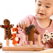 Tara Treasures Gingerbread Man Story, Finger Puppet Set