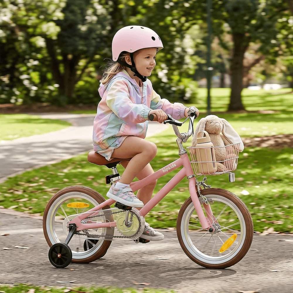 14 Inch Pedal Bike and Helmet Bundle Blush Pink